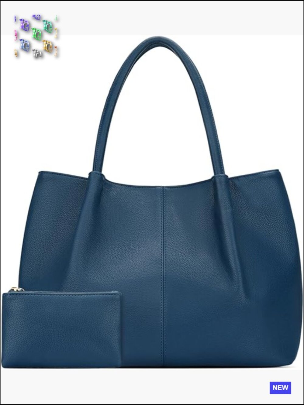 Vegan Leather Tote Hobo Bag Large Capacity Shoulder Purse Work Travel